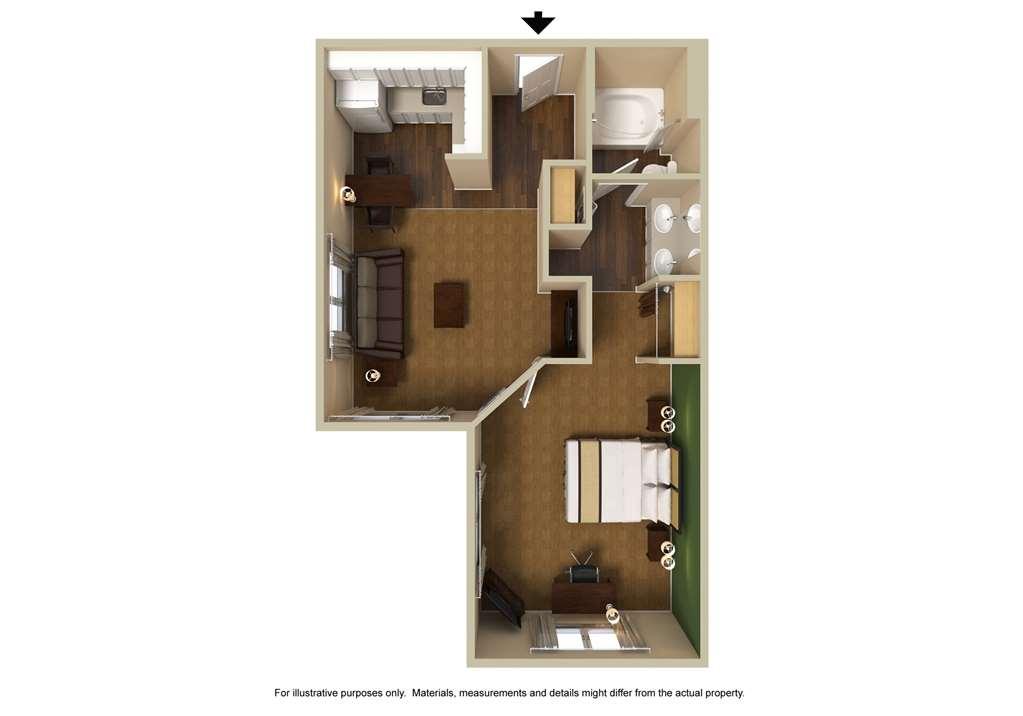 Extended Stay America Suites - Memphis - Wolfchase Galleria Rom bilde
